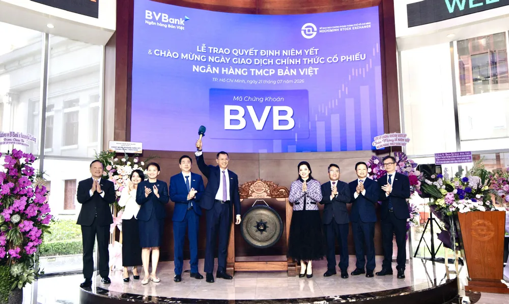 BVBank chính thức niêm yết và giao dịch trên Sở Giao dịch chứng khoán TPHCM