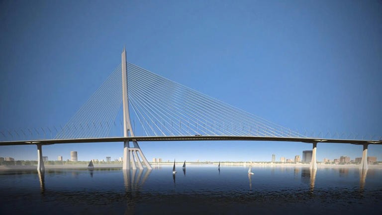 芹耶桥项目配景。(图由市规划与建筑厅，现是市建设厅提供)