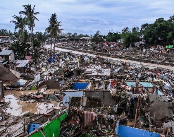 “海欧”台风损坏菲律宾多间民房。