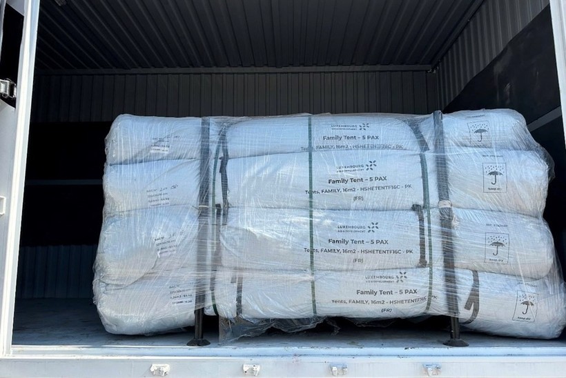 欧盟救援物资。