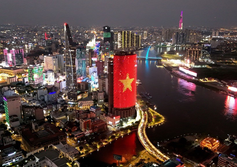 胡志明市中心。