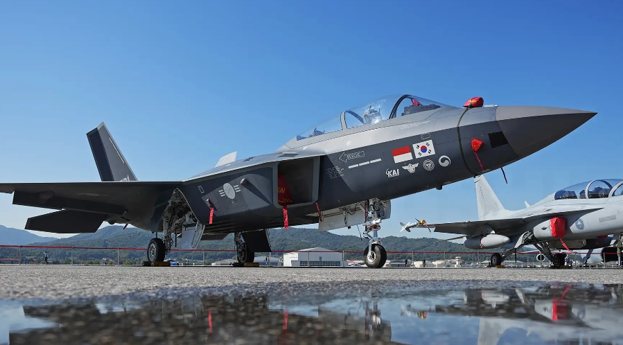 韩国KF-21战机。资料图片