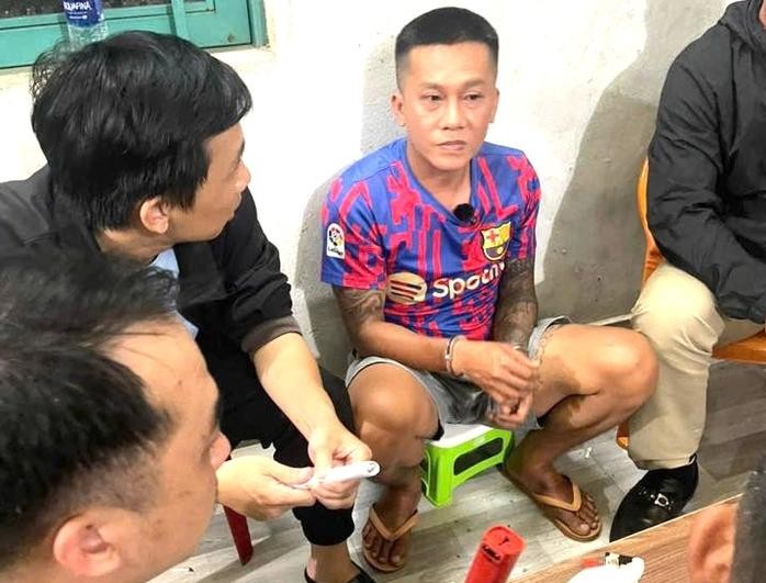  歹徒范英才被捕时的情景。公安机关提供