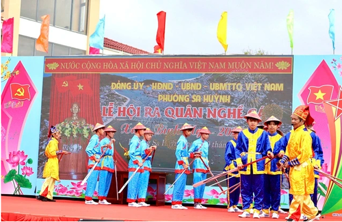 沙黄坊沙黄求渔节。图自thanhnien.vn