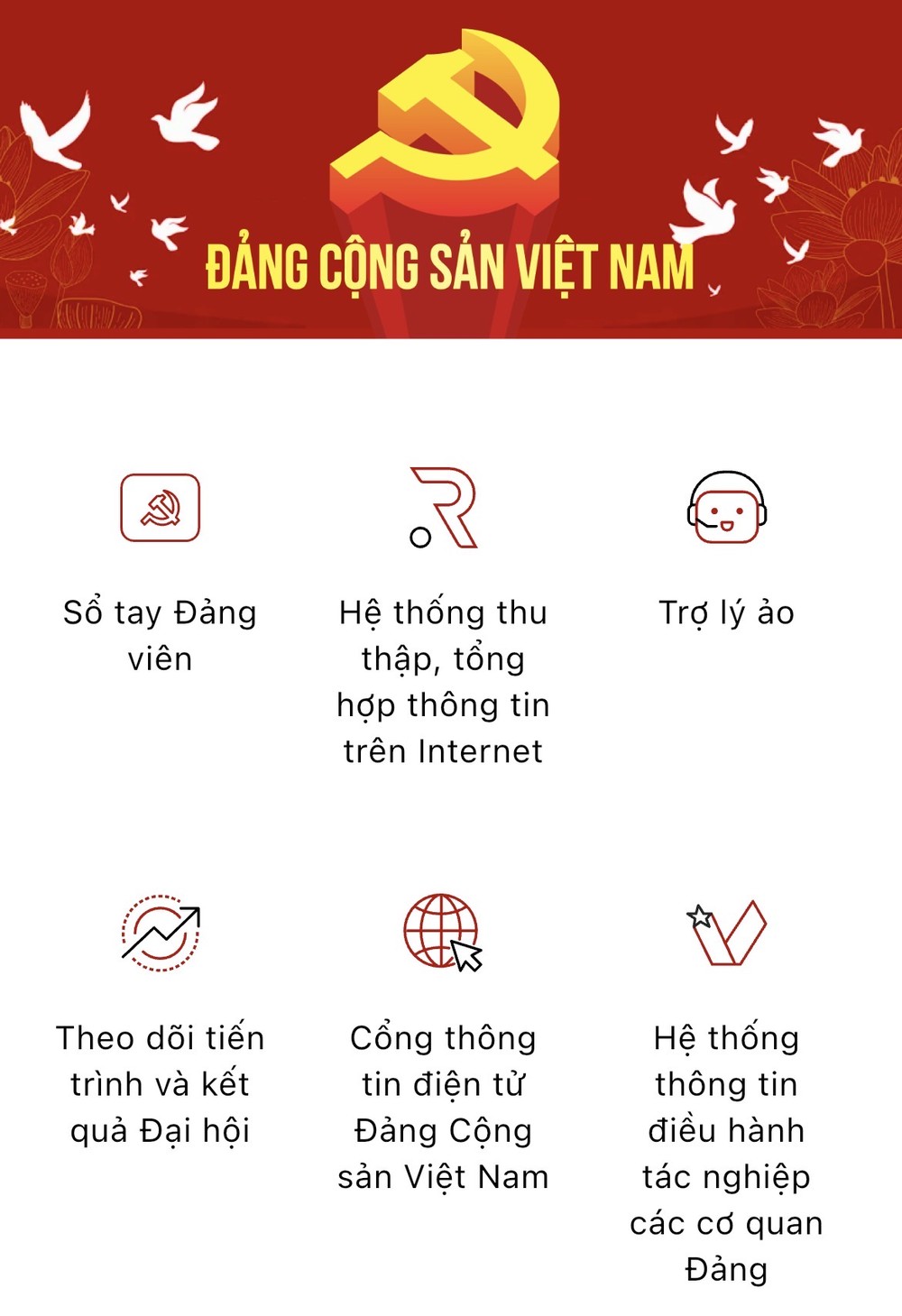 将党的行政手续纳入电子环境。