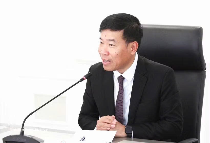 党中央委员、外交部副部长阮孟强。