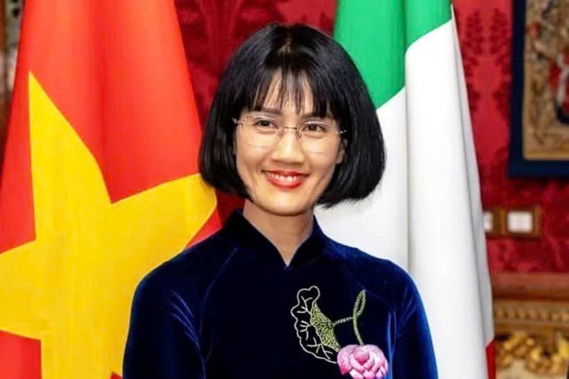 越南驻意大利大使阮芳英。越南驻意大利大使馆供图