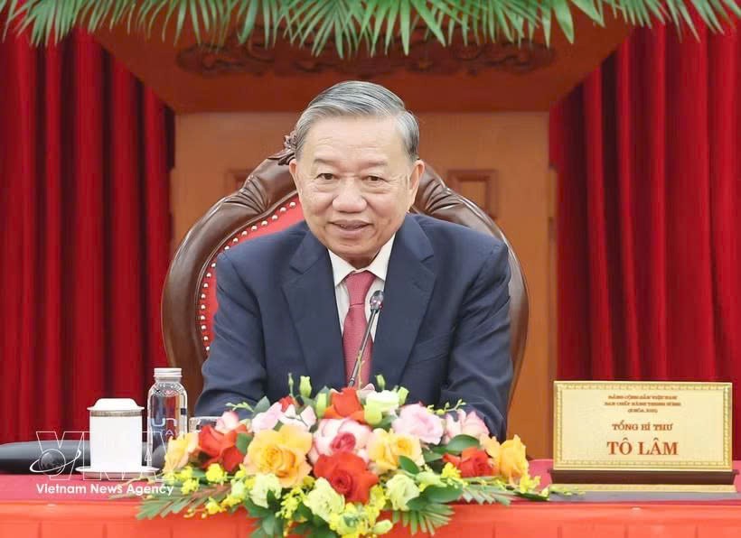 越南党中央总书记、国家主席苏林。