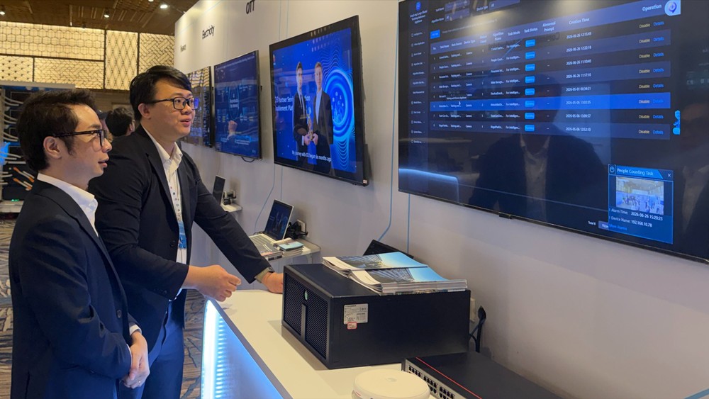 华为在活动中介绍多项技术解决措施。