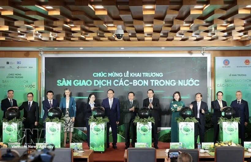 越南国内碳交易所正式开市。