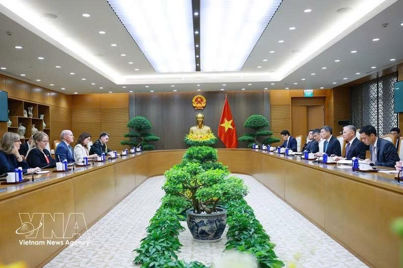 会见现场。