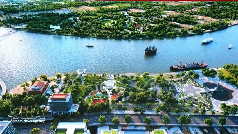 芽龙-庆会港区文化公园和白腾公共绿地项目将有助于打造沿西贡河的文化轴。