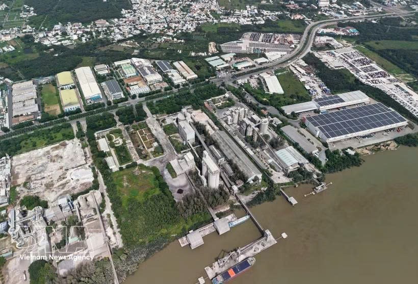 协福乡协福工业园是胡志明市最大的工业园。图自越通社