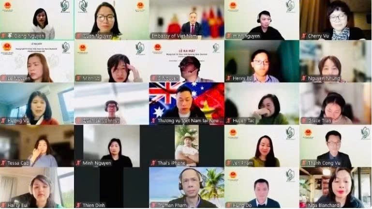 新西兰首个越南知识网络正式成立。越南驻新西兰大使馆供图