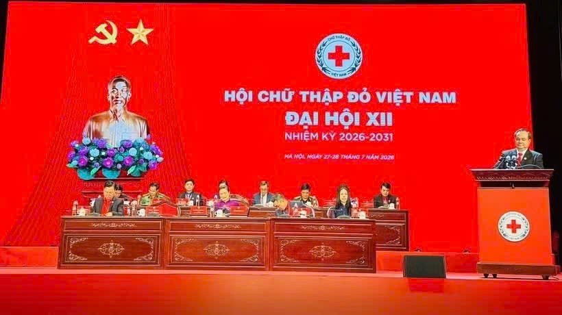大会主席团。图自Vietnam+