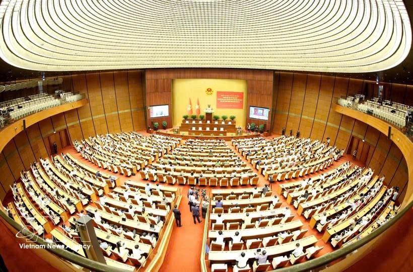 会议现场。图自越通社