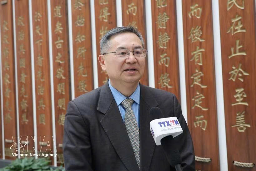越南研究中心主任、教授成汉平。图自越通社