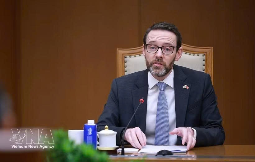 英国驻越大使伊恩·弗鲁。图自越通社