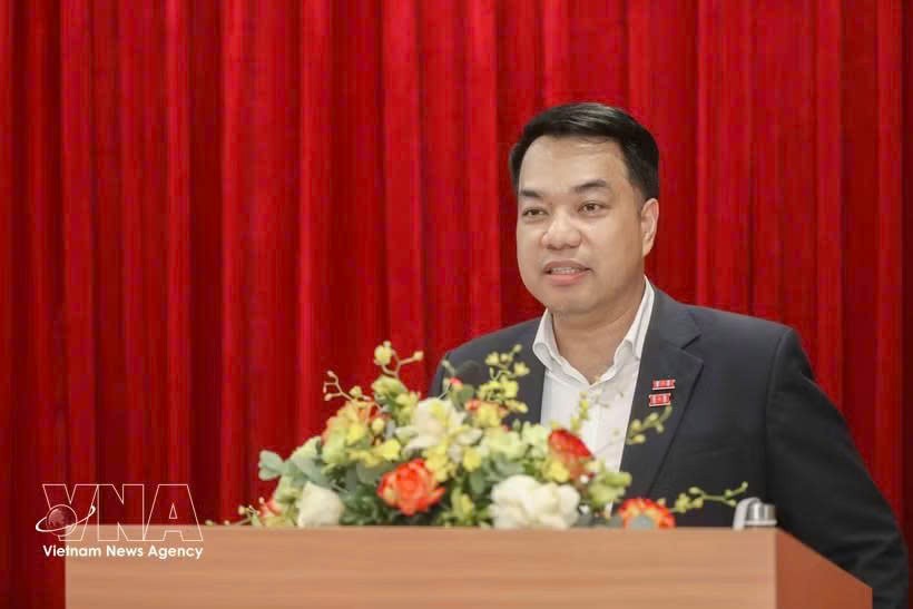 河内市中小企业协会副主席、秘书长莫国英。图自越通社