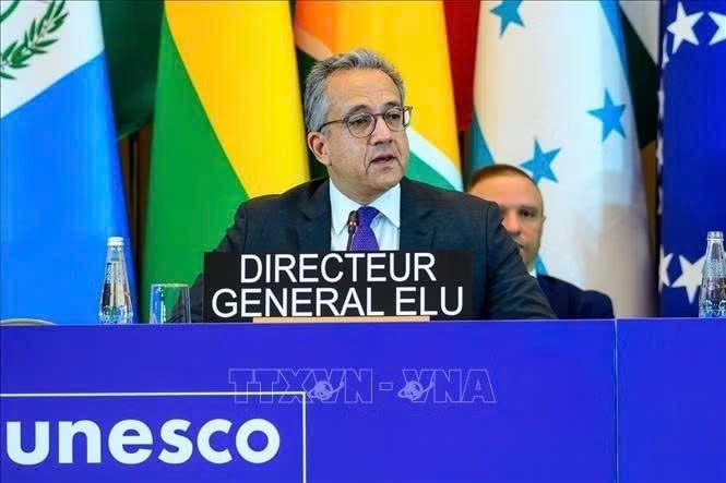 UNESCO总干事哈立德·埃纳尼。图：越通社发