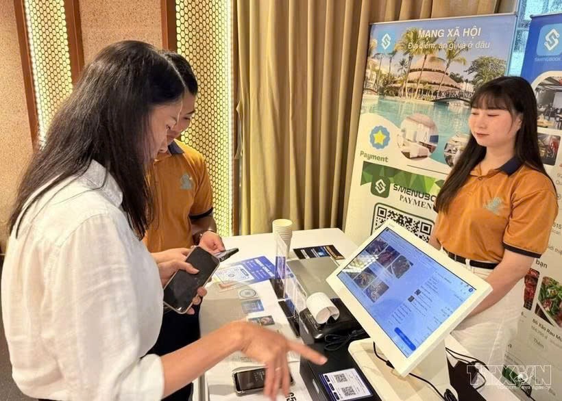 附图：胡志明市文化旅游领域应用数字技术。图：越通社