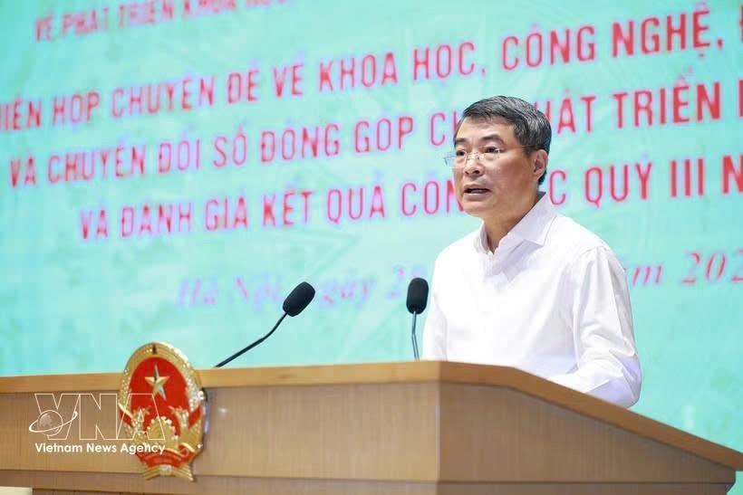 政府总理黎明兴在会上发表讲话。图自越通社