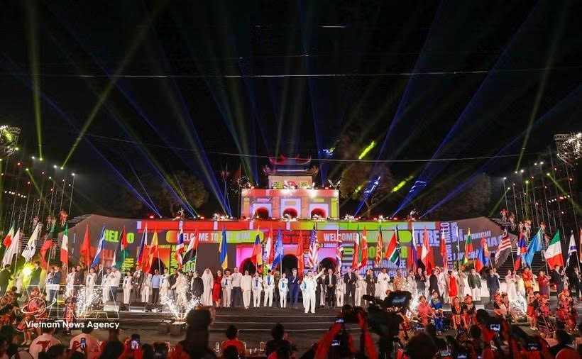 2026年第二届河内世界文化节在升龙皇城开幕。图自越通社