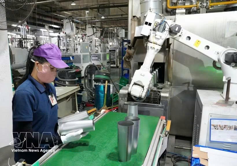 北宁省安峰二号工业园区一公司生产厂。图自越通社