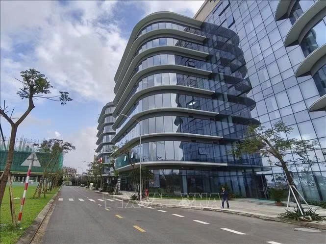 岘港国际金融中心（IFC）执行机构总部设于2号软件公园大楼内（岘港市海洲坊）。图:国勇/越通社