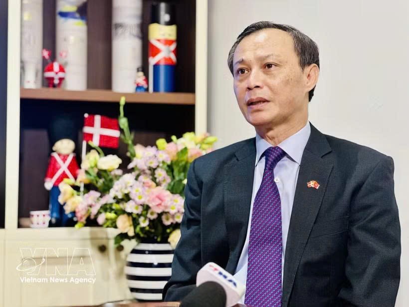 越南前驻丹麦大使梁青毅（2022-2025年任期）。图片来源：越通社