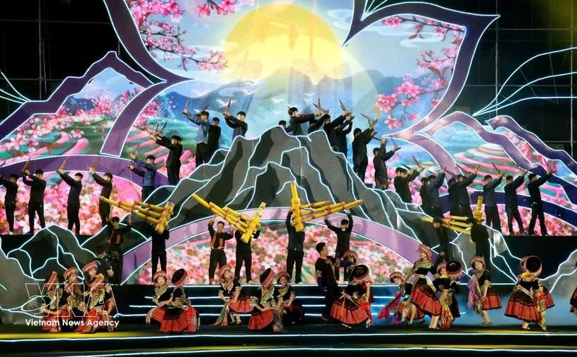 2026年第十二届荞麦花节开幕式。图自越通社