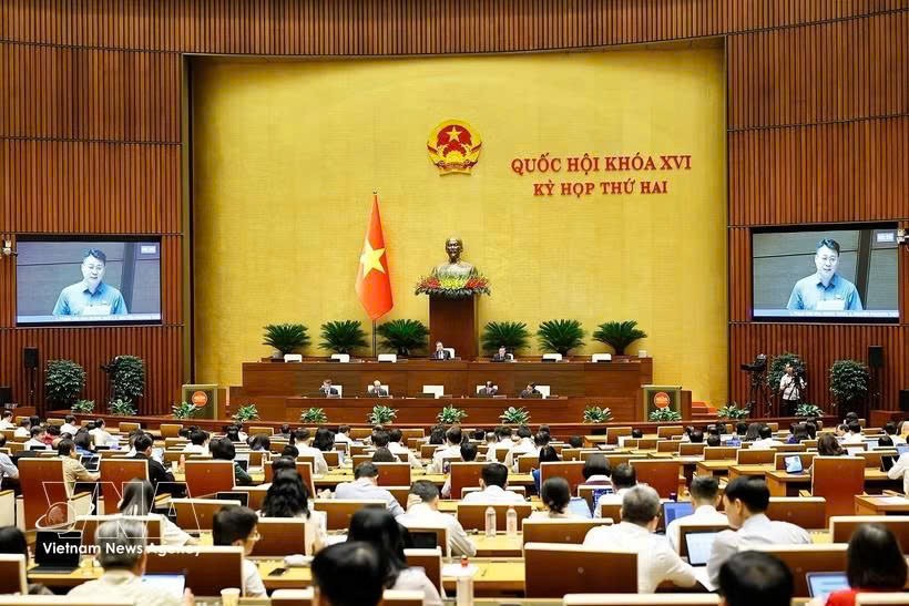 会议现场。图自越通社