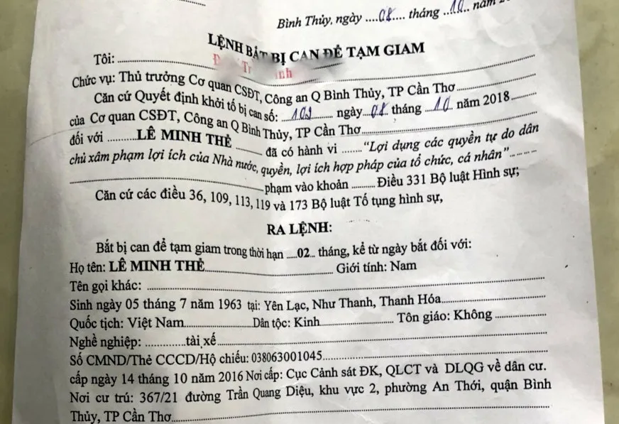 Khởi tố đối tượng kêu gọi, kích động biểu tình ảnh 1