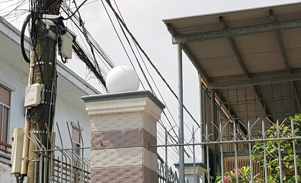 Hệ thống camera được lắp tại nhà riêng của thành viên Ban Thường vụ Tỉnh ủy Sóc Trăng