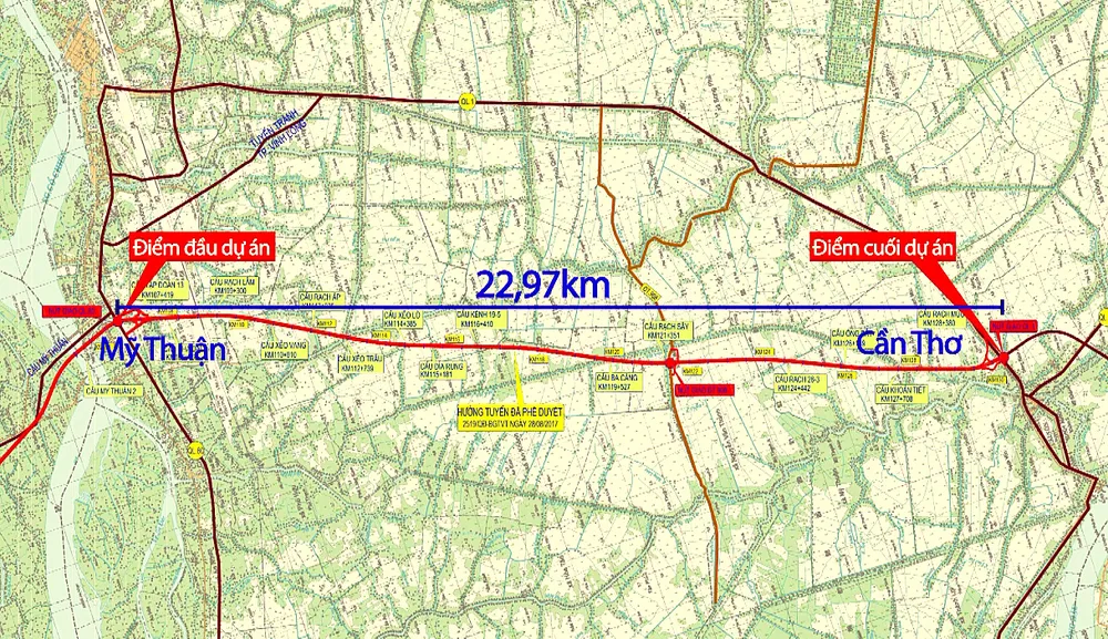 Khởi công cao tốc Mỹ Thuận – Cần Thơ ảnh 2