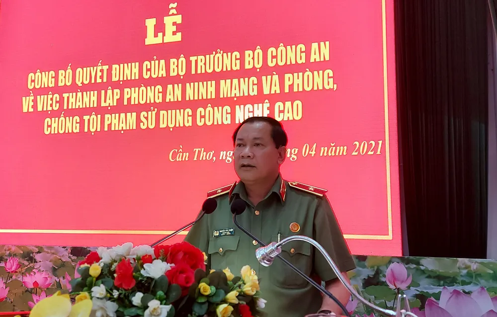 Công an TP Cần Thơ: Thành lập Phòng An ninh mạng và phòng, chống tội phạm sử dụng công nghệ cao ảnh 1