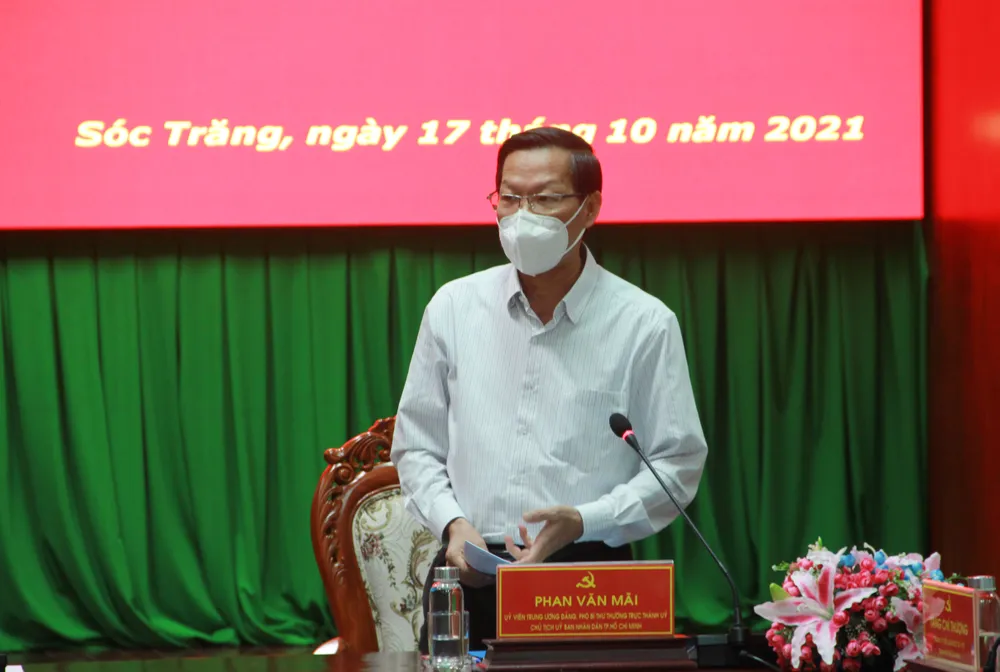 TPHCM hỗ trợ tỉnh Sóc Trăng 3 tỷ đồng phục vụ công tác phòng chống dịch Covid-19 ảnh 1