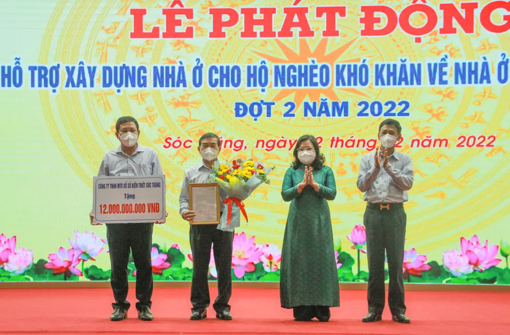 Sóc Trăng triển khai vận động xây dựng gần 2.000 căn nhà cho hộ nghèo ảnh 2