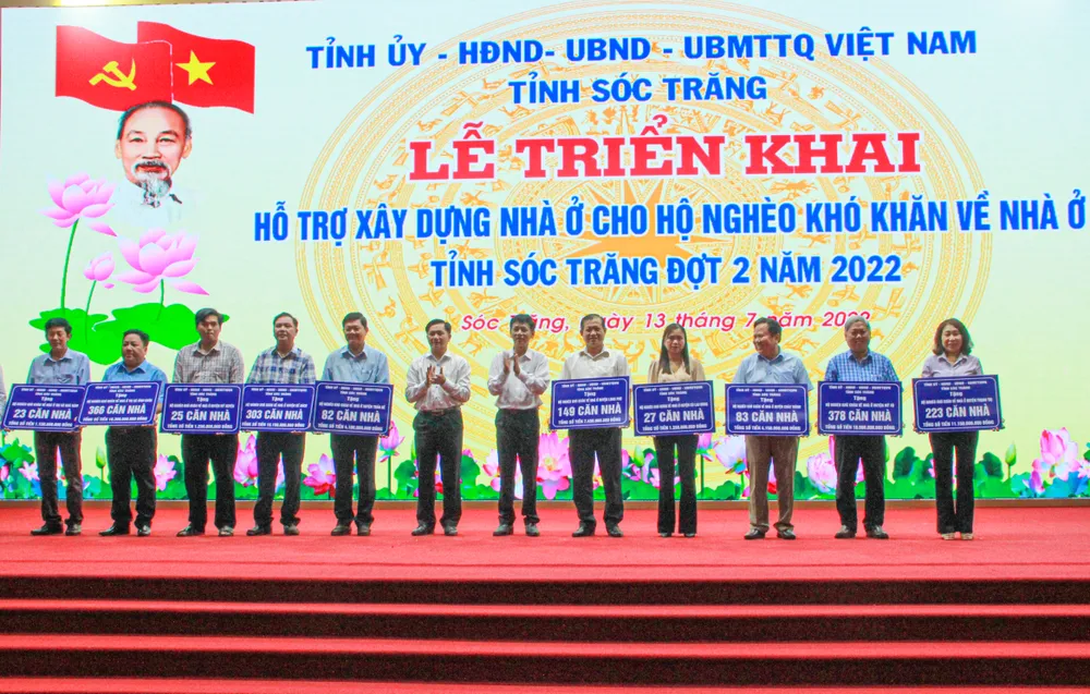 Sóc Trăng tiếp tục hỗ trợ xây dựng 1.663 căn nhà cho người nghèo ảnh 1