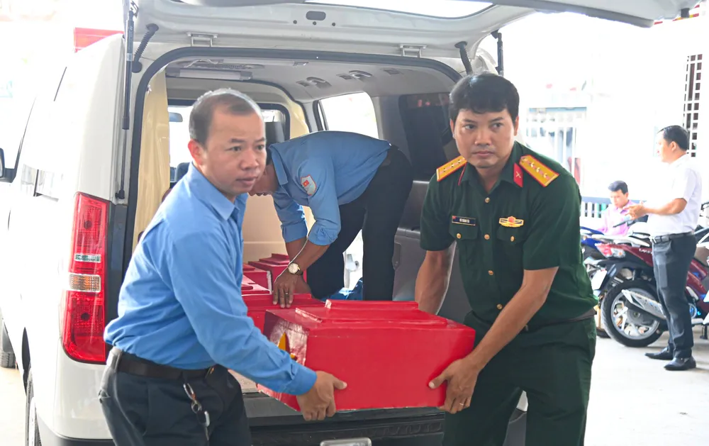 Quân khu 9 tổ chức truy điệu, cải táng hài cốt liệt sĩ