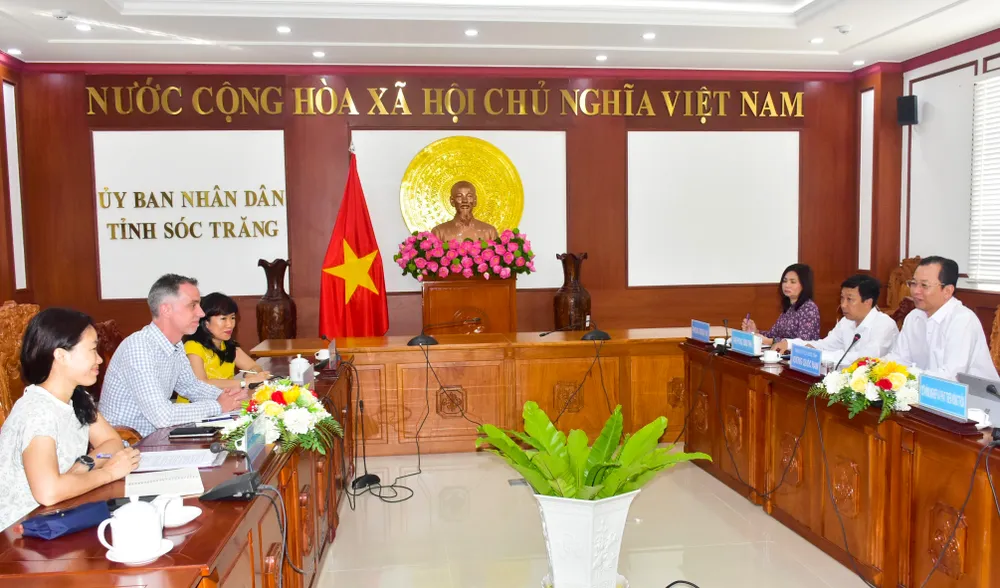 Đoàn Đại sứ quán Canada tại Việt Nam thăm, làm việc với tỉnh Sóc Trăng