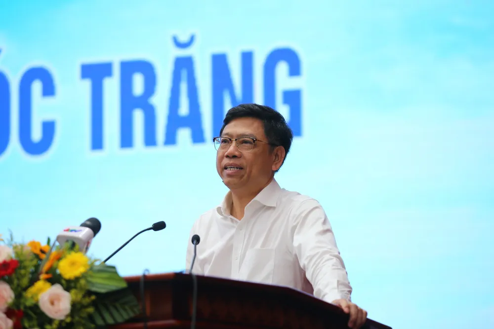 Thứ trưởng Bộ GTVT Nguyễn Xuân Sang phát biểu tại hội thảo