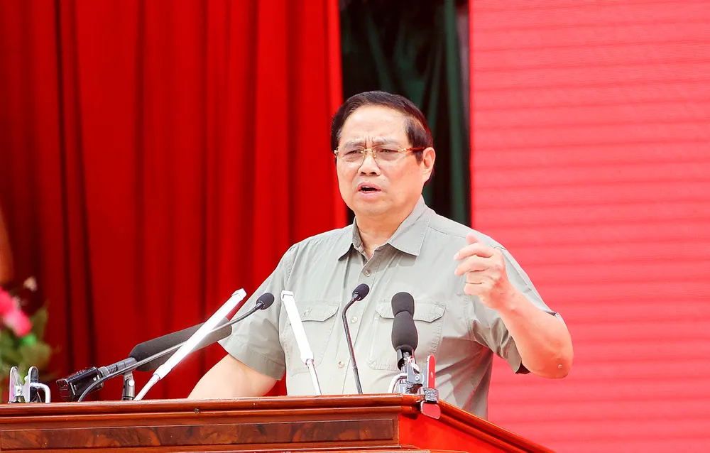 Thủ tướng Chính phủ Phạm Minh Chính chủ trì hội nghị về tình hình triển khai các dự án đường cao tốc khu vực ĐBSCL