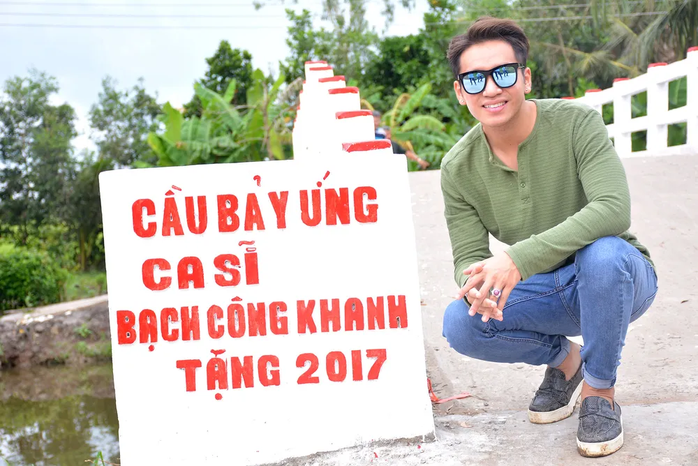 Bạch Công Khanh xây cầu nửa tỷ cho người dân ảnh 1