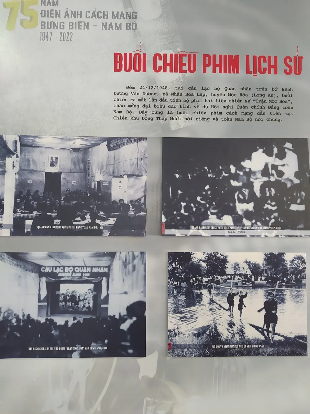 Nhiều tư liệu quý tại triển lãm 75 năm điện ảnh cách mạng Bưng biền - Nam bộ ảnh 3
