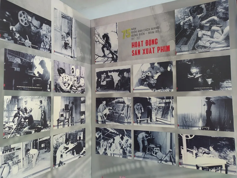 Nhiều tư liệu quý tại triển lãm 75 năm điện ảnh cách mạng Bưng biền - Nam bộ ảnh 6