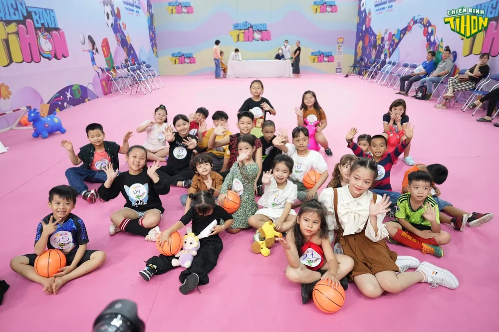 Các thí sinh nhí tham gia casting Chiến binh tí hon