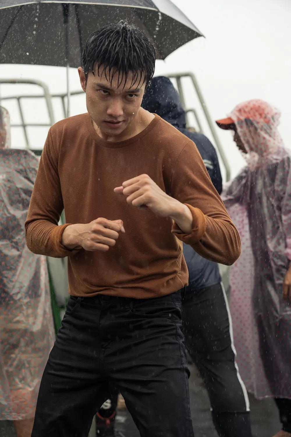 Lần đầu đóng hành động, anh vô cùng hào hứng