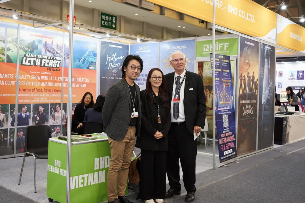 Gian hàng Việt Nam của công ty BHD tại BIFF 2023