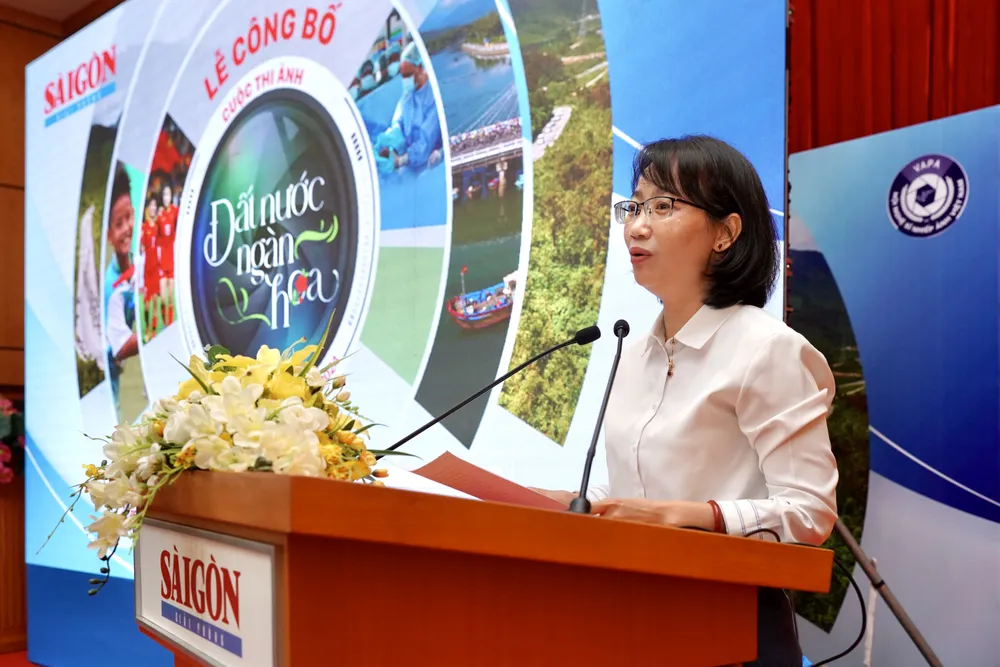 Ms. Tran Thi Dieu Thuy, Vice Chairwoman of the Ho Chi Minh City People’s Committee, speaks at the event.